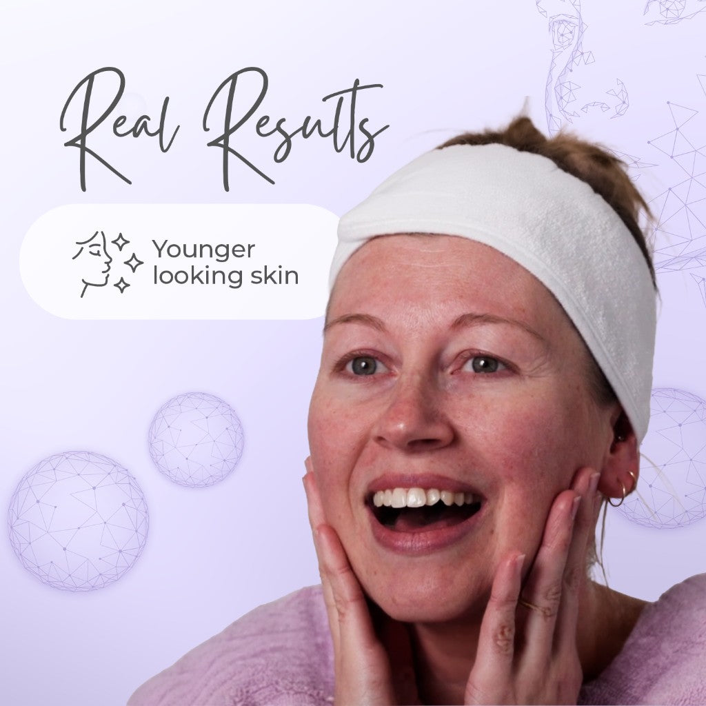 Real results. Younger looking skin.